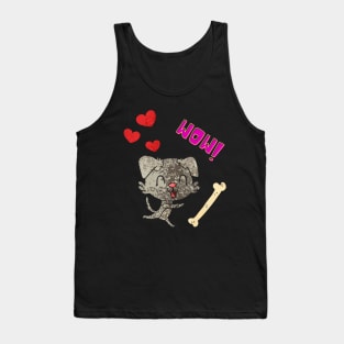 Love dog my family Tank Top